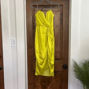 Lime green dress size small